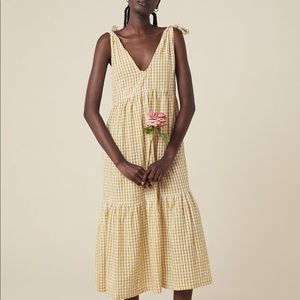 Mustard Gingham Dres from Opia Design AU